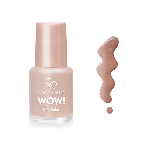 Где купить GOLDEN ROSE Лак для ногтей WOW! Nail Color Clear Golden Rose 