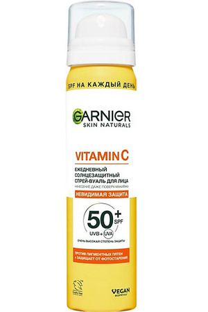 GARNIER Ежедневный солнцезащитный спрей-вуаль для лица SPF 50+ Skin Naturals
