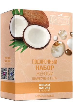 DREAM NATURE Подарочный набор для женщин Dream Nature SPA&Care Шампунь и гель для душа