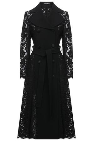 Пальто из хлопка и шерсти Dolce & Gabbana