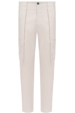 Брюки-карго из хлопка и льна Transit