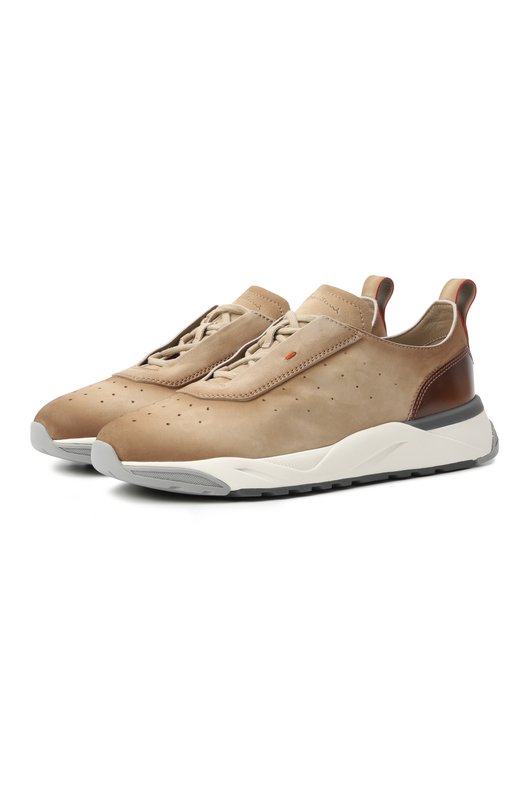 Где купить Кроссовки Innova из нубука Santoni Santoni 