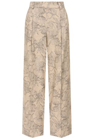 Брюки из вискозы и льна Windsor