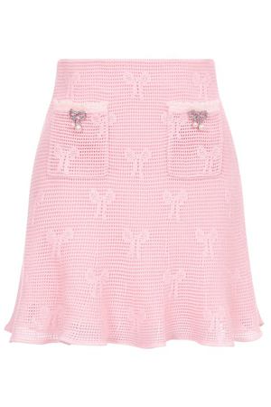 Хлопковая юбка self-portrait