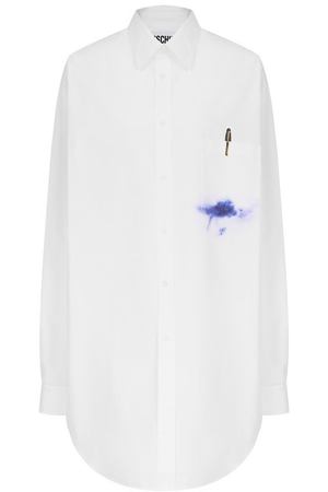 Хлопковая рубашка Moschino