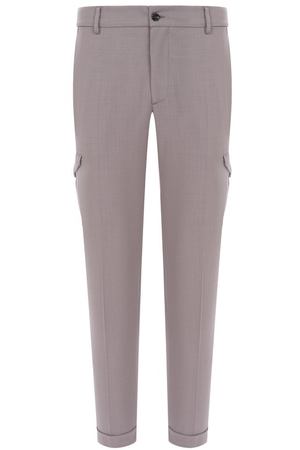 Брюки-карго из шерсти и шелка Berwich