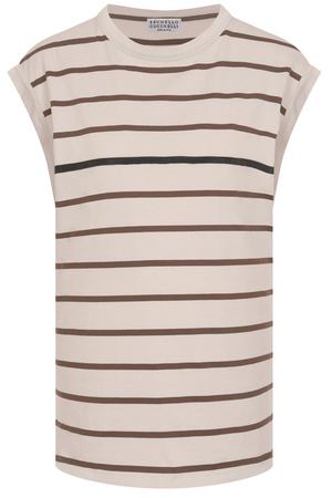 Хлопковая футболка Brunello Cucinelli