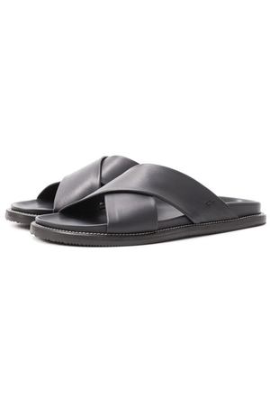 Кожаные шлепанцы Paul&Shark