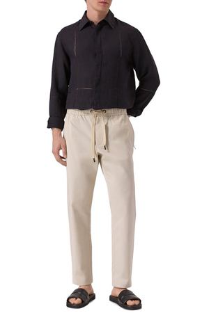 Кожаные шлепанцы Kiton
