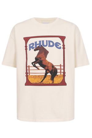 Хлопковая футболка Rhude