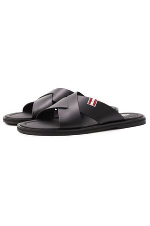 Кожаные шлепанцы Glide Bally