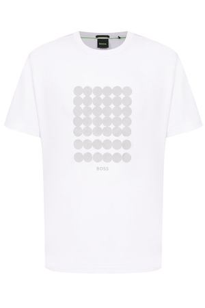 Хлопковая футболка BOSS Green