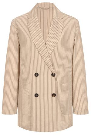 Хлопковый жакет Brunello Cucinelli