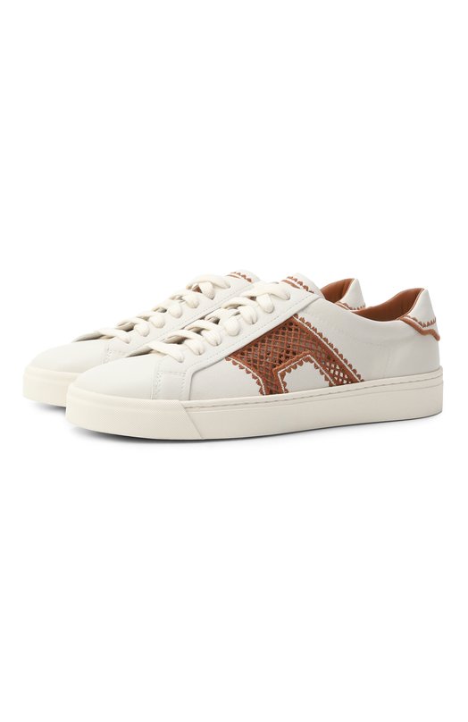 Где купить Кожаные кеды Santoni Santoni 