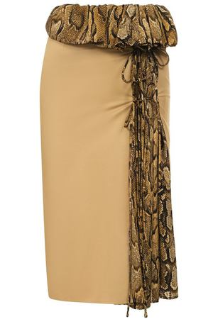 Юбка из хлопка и вискозы Dries Van Noten