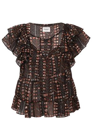 Хлопковый топ Isabel Marant Etoile