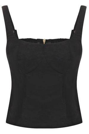 Топ-корсет из вискозы и льна Freeage