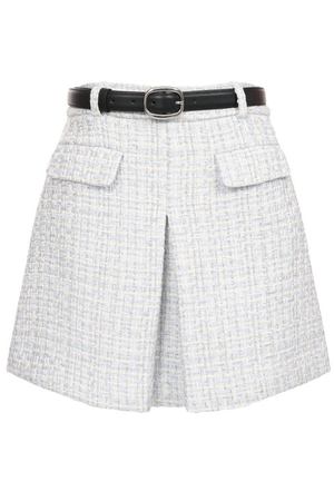 Твидовая юбка self-portrait