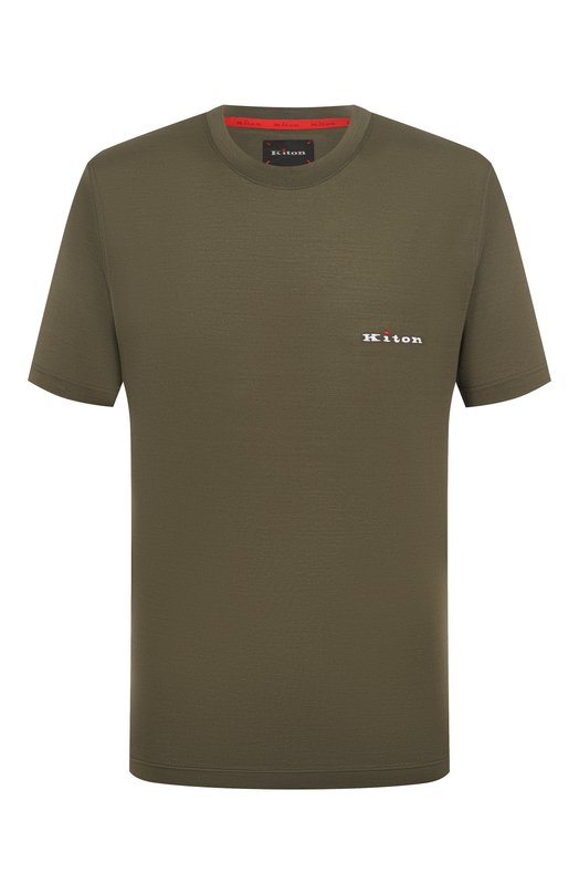 Где купить Хлопковая футболка Kiton Kiton 