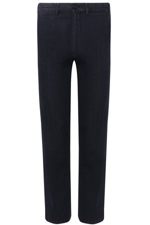 Джинсы New Sunset с отделкой из кожи каймана Brioni