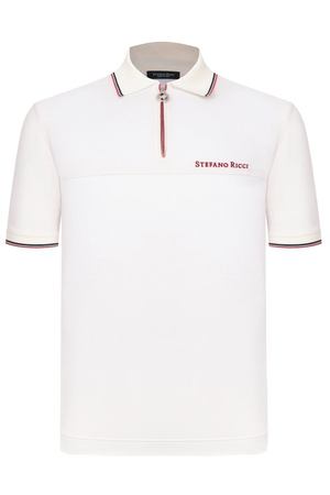 Поло из шелка и льна Stefano Ricci