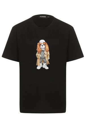 Хлопковая футболка Flashin