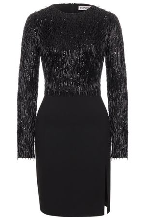Платье с отделкой бисером и пайетками Chapurin