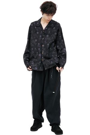 Шелковая рубашка с монопринтом