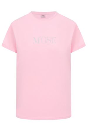 Хлопковая футболка Seven Lab