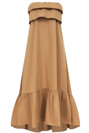 Хлопковое платье Saint Laurent