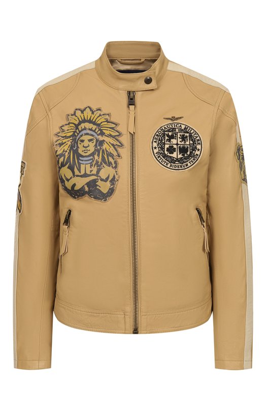 Где купить Кожаная куртка Aeronautica Militare Aeronautica Militare 