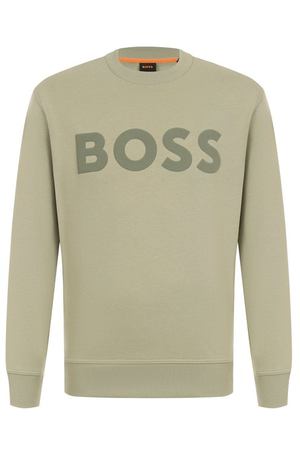 Хлопковый свитшот BOSS Orange