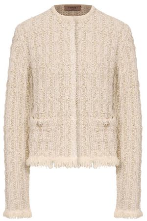 Жакет из хлопка и вискозы Twinset