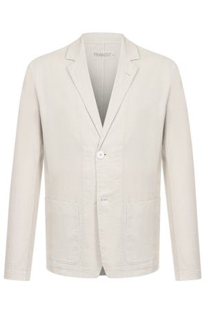 Пиджак из хлопка и льна Transit