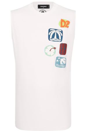 Хлопковая майка Dsquared2