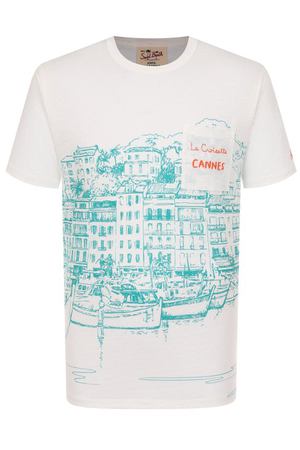 Льняная футболка MC2 Saint Barth