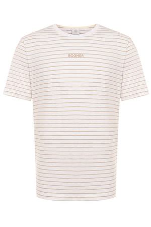 Футболка из хлопка и льна Bogner