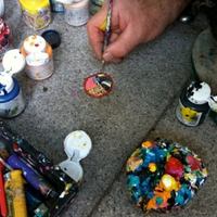 Мини-картины на жевательной резинке