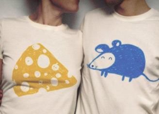 Футболки для влюбленных в студии принтов Art-T-Shok