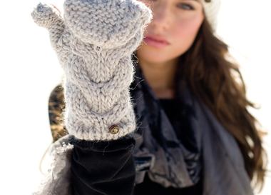 Шапки и варежки 1717 Olive в магазине "Made in USA"