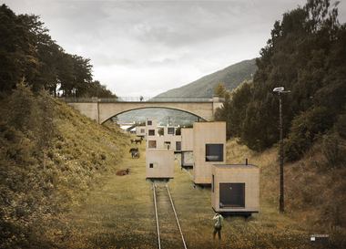 Куда катится город: здания на рельсах