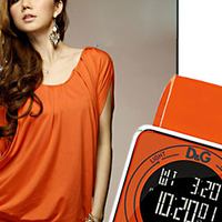 Оранжевые часы D&G в AllTime.ru 