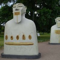 Мексиканские гиганты в петербургском ЦПКиО 