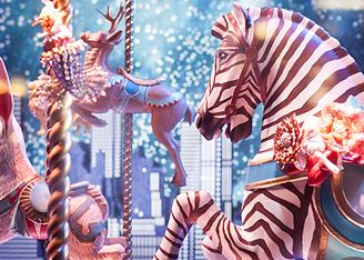 Рождественские витрины Нью-Йорка