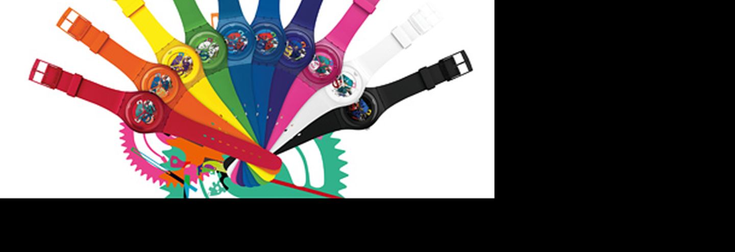Swatch: часы без циферблата