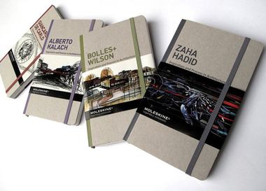  Архитекторы в книгах Moleskine