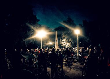 Велоночь в Петербурге