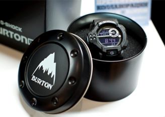 Первая совместная модель часов Casio G-Shock и Burton Snowboards
