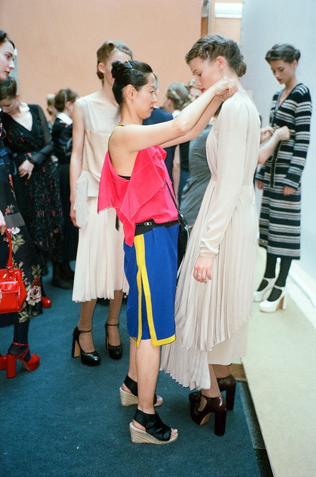 Backstage. Показ Antonio Marras. Elle Fashion Days 2011