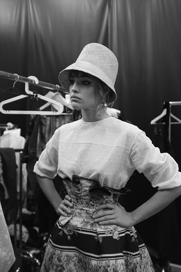 Backstage. Ulyana Sergeenko ss 2012